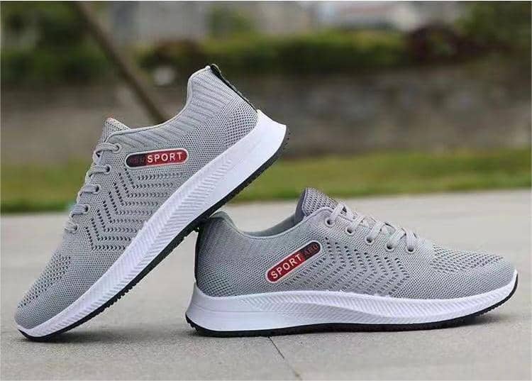Spring New Men's Flyknit Mesh Athletic Shoes Trendy Versatile Breathable Casual Shoes Comfortable Walking Shoes