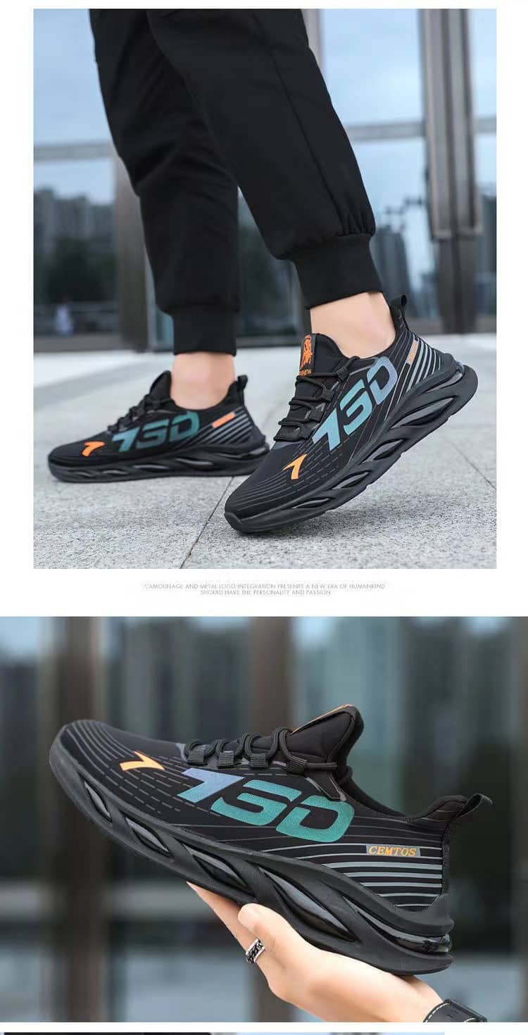 Men's Casual Athletic Cloth Shoes Korean Style Comfortable Breathable Mesh Shoes Student Athletic Running Shoes