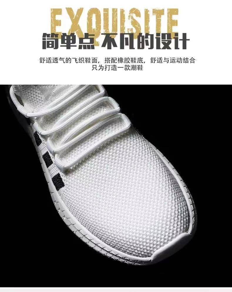 Autumn New Men's Casual Comfortable Breathable Mesh Shoes Korean Style Student Running Shoes Anti-Slip Athletic Men's Shoes