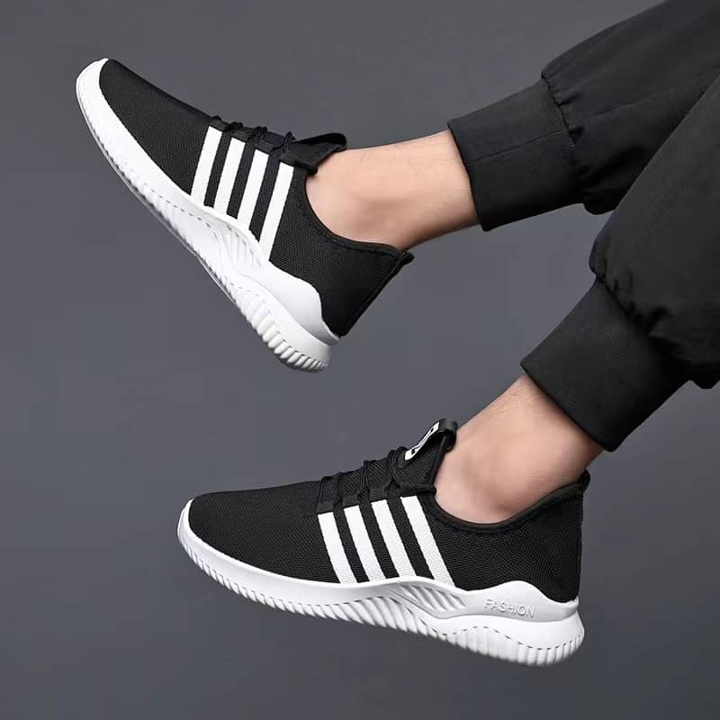 New Spring & Autumn Unisex Breathable Mesh Sneakers Korean Style Student Running Shoes Anti-Slip Athletic Shoes for Men