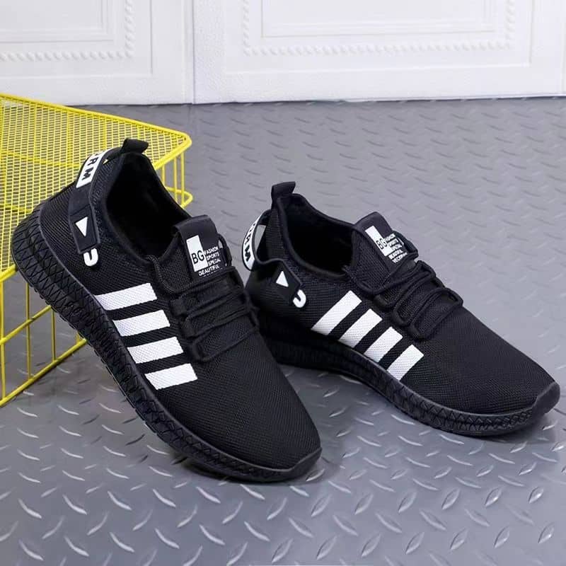 Autumn New Men's Casual Comfortable Breathable Mesh Shoes Korean Style Student Running Shoes Anti-Slip Athletic Men's Shoes
