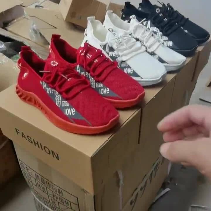 Men's Korean Style Breathable Mesh Casual Cloth Sneakers Student Running Shoes