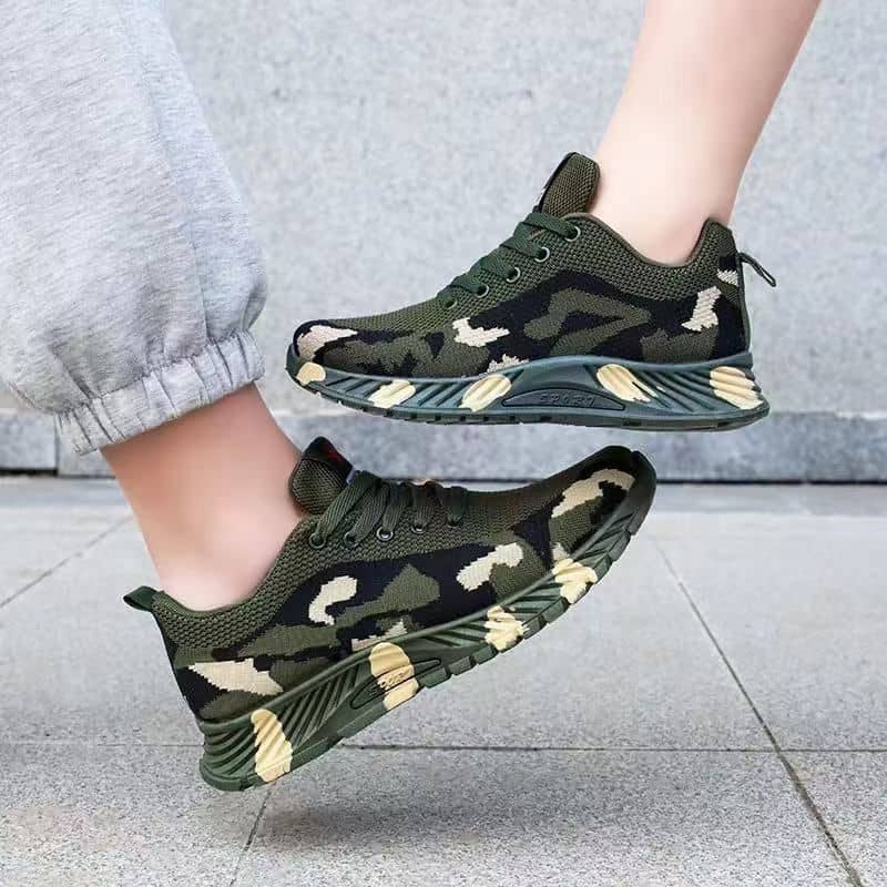 Camouflage Shoes for Men and Women All-Season Athletic Outdoor Hiking Work Shoes