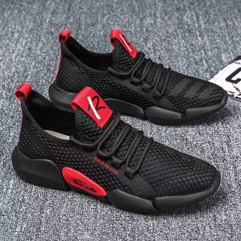 Men's Korean Style Breathable Mesh Casual Cloth Sneakers Student Running Shoes