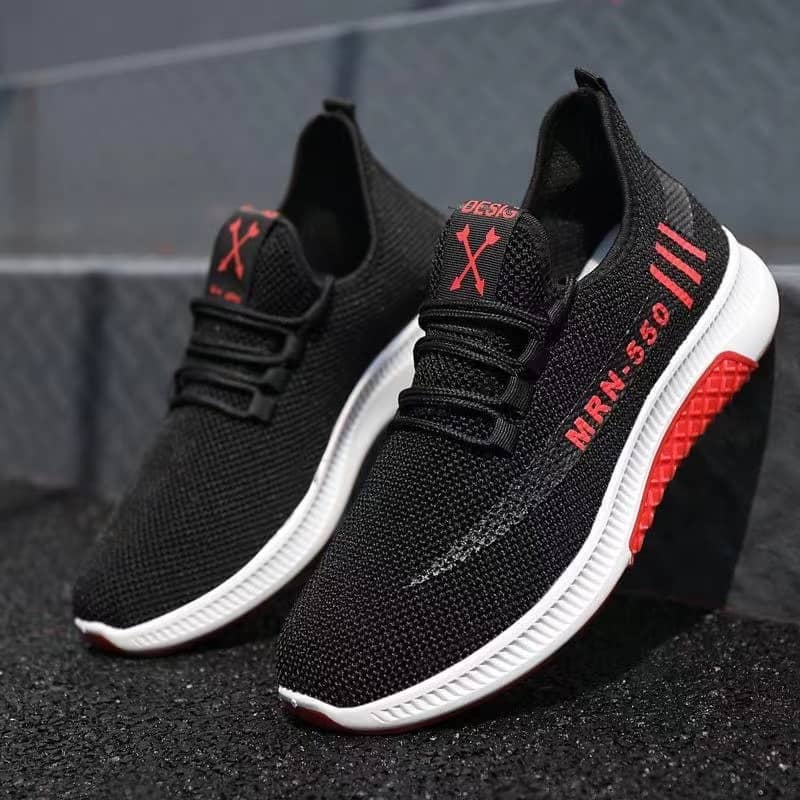 Men's Casual Breathable Mesh Shoes Korean Style Comfortable Running Shoes Student Athletic Shoes