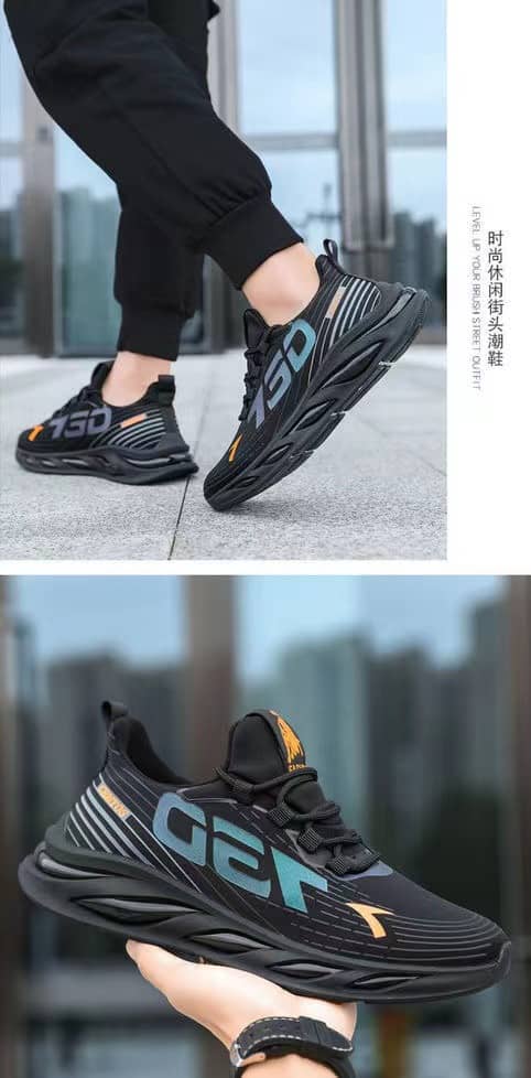 Men's Casual Athletic Cloth Shoes Korean Style Comfortable Breathable Mesh Shoes Student Athletic Running Shoes