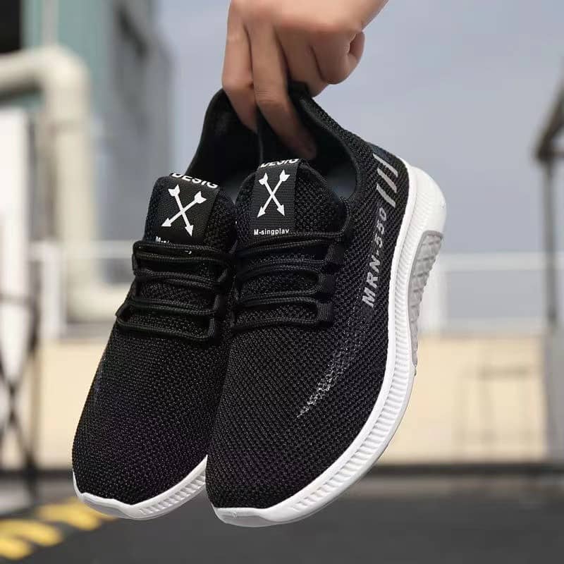 Men's Casual Breathable Mesh Shoes Korean Style Comfortable Running Shoes Student Athletic Shoes