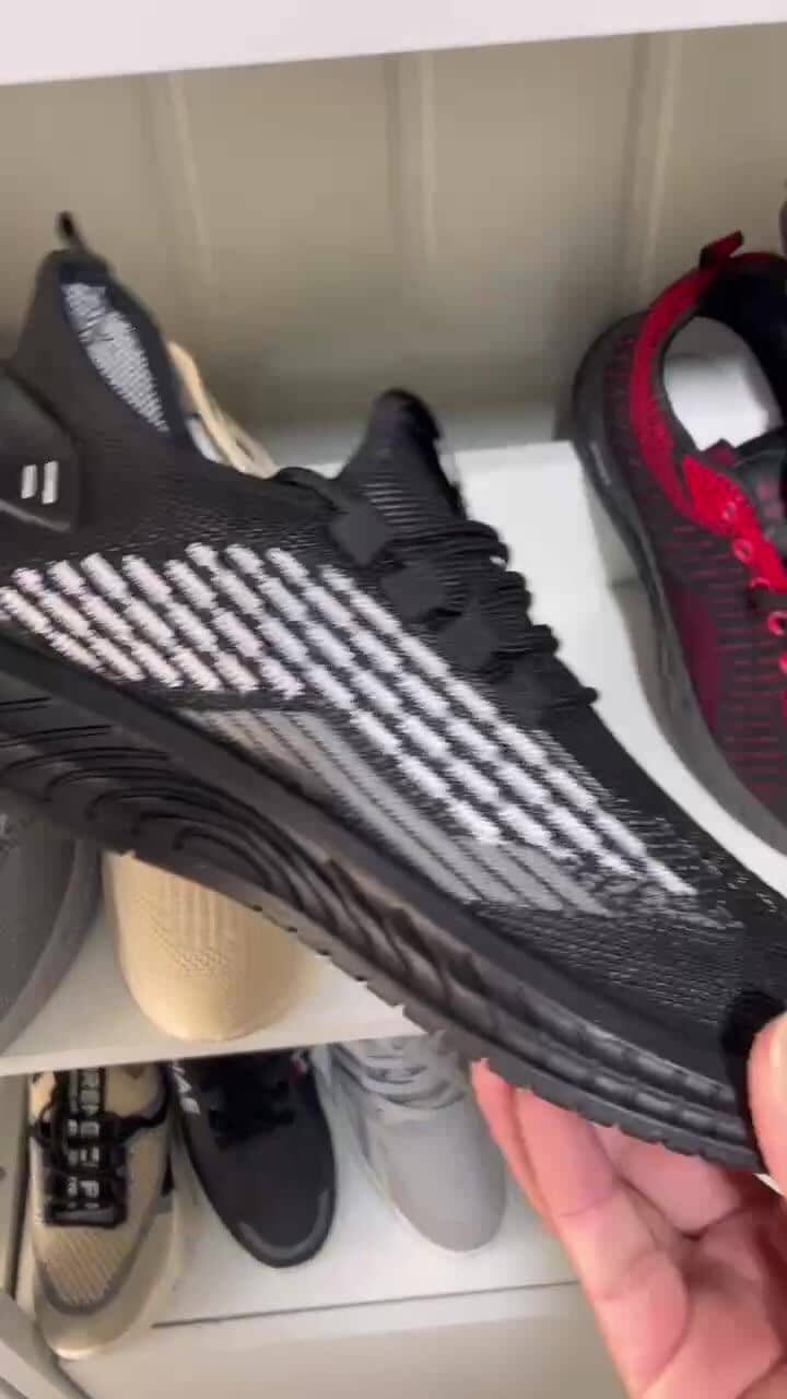 Men's Summer Breathable Flyknit Mesh Casual Shoes Comfortable Soft Sole Slip-On Sneakers