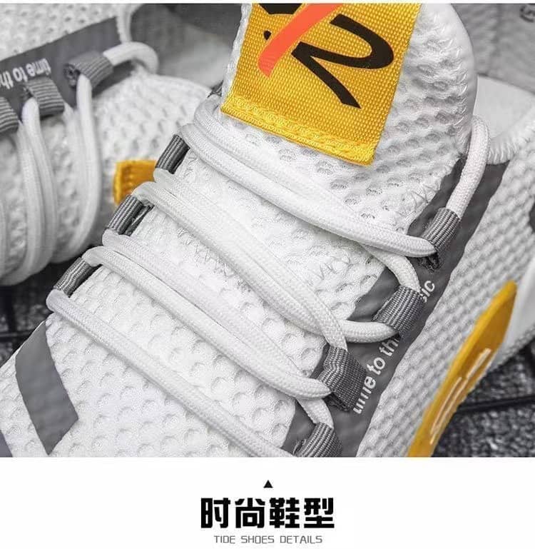Men's Korean Style Breathable Mesh Casual Cloth Sneakers Student Running Shoes
