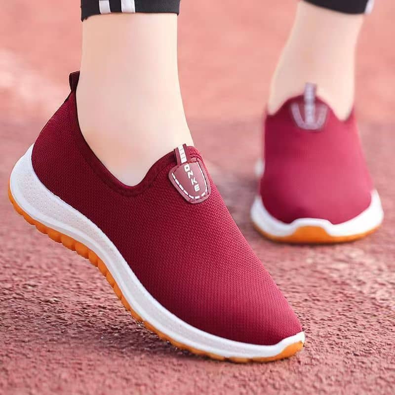 Old Beijing Cloth Shoes Thickened Rubber Sole Slip-On Lightweight Unlined Shoes for Men and Women